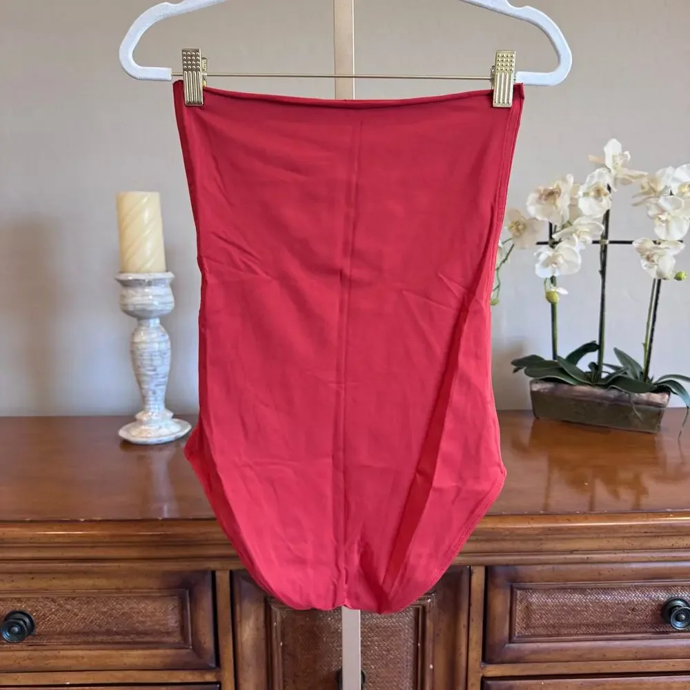 SKIMS Classic Swim Convertible One Piece Swimsuit Terra Size Small NWOT